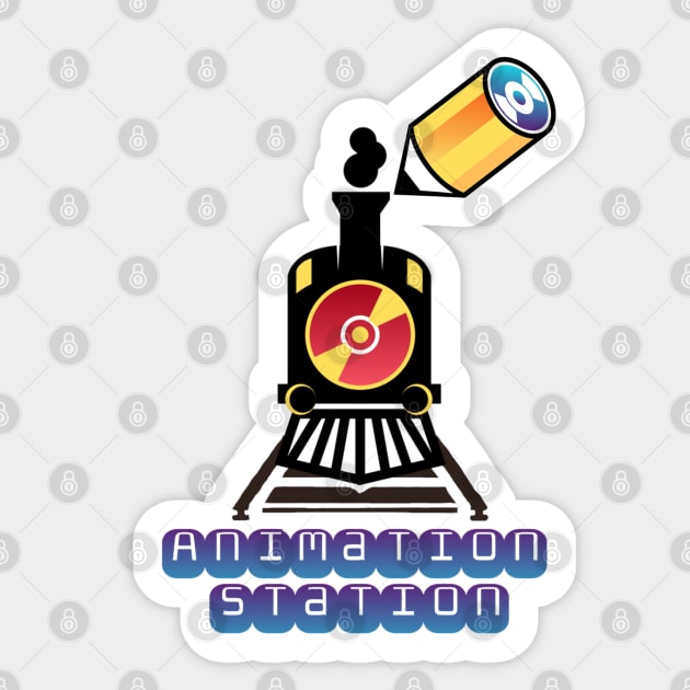 Animation Station Sticker by FakeNerdPod